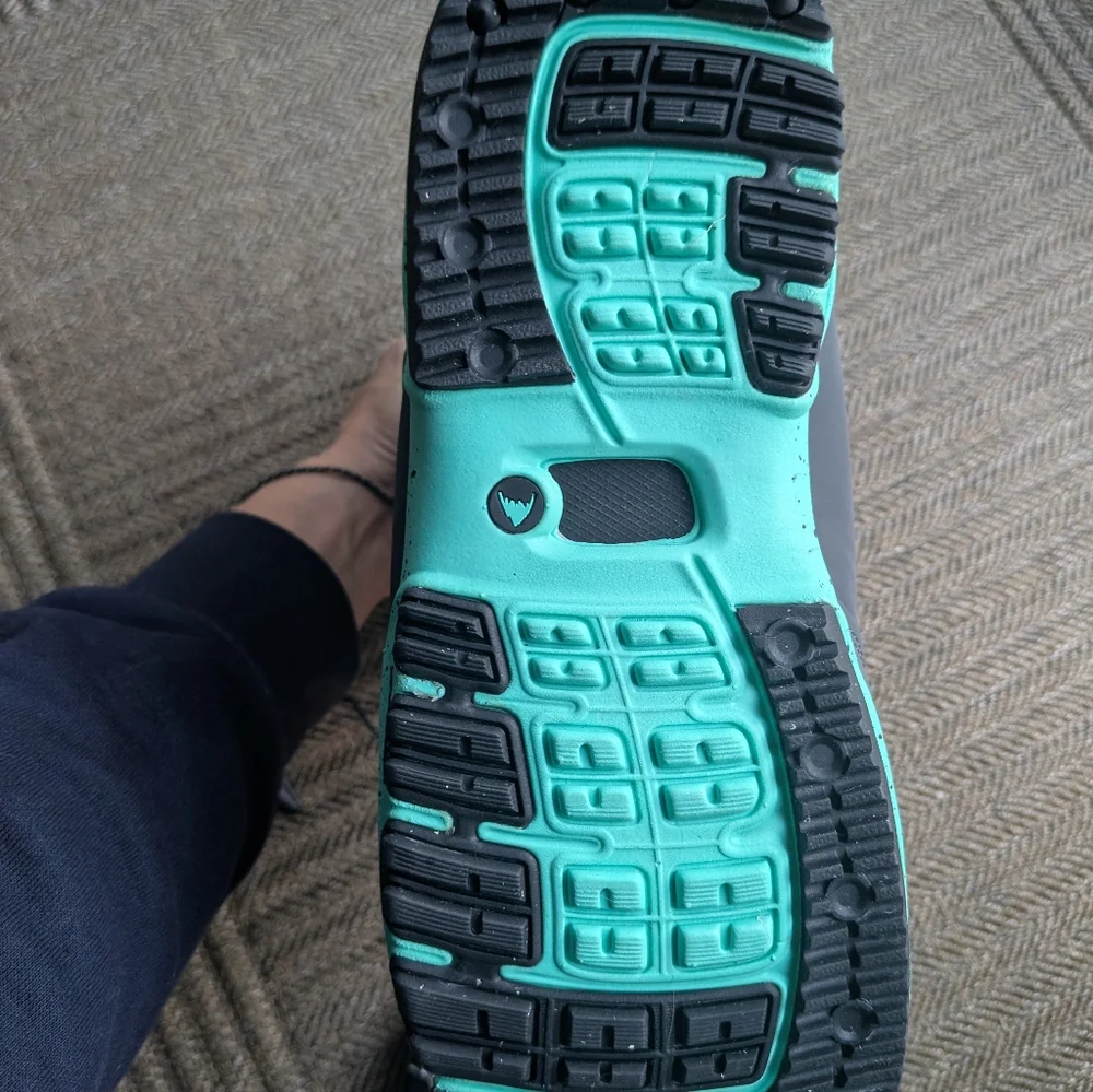 Burton Gray Black Teal Snowboard Boot